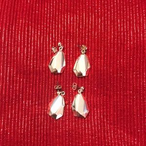 Avon earrings match bracelet and necklace.